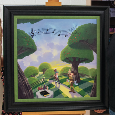 Disney artist donates work to local church and school 